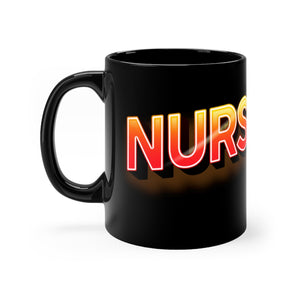 Black Nursevere mug 11oz